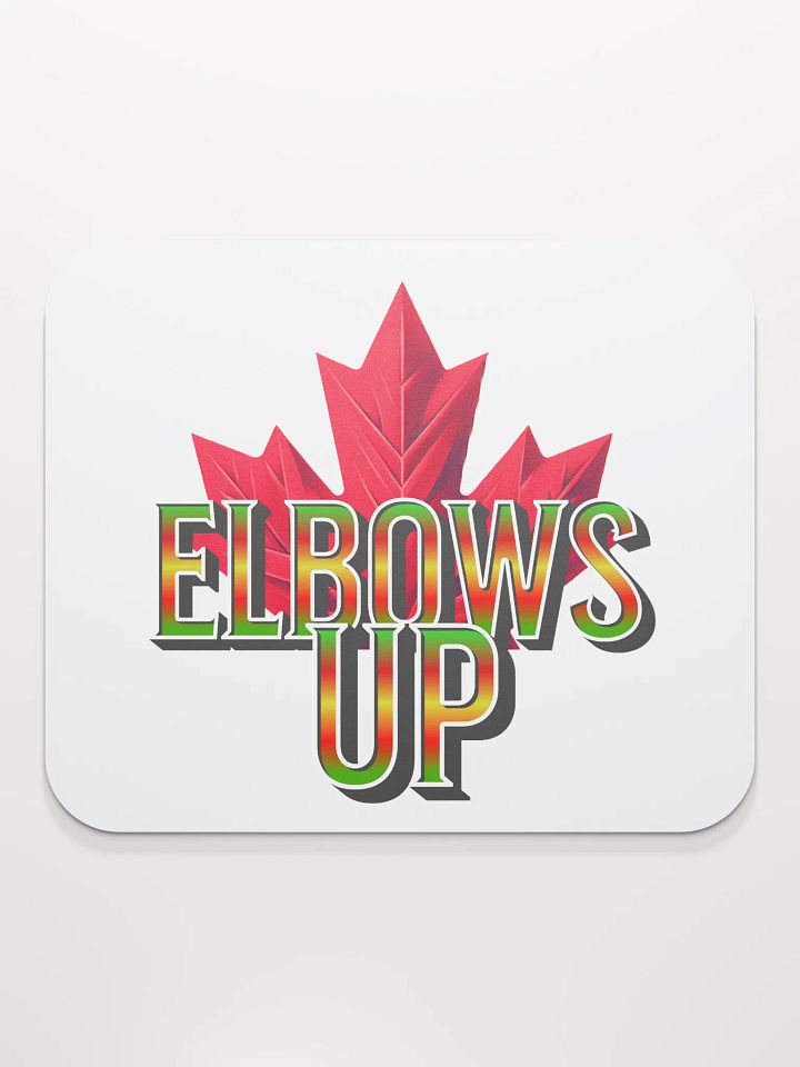 Elbows Up Maple Leaves Gradient Mouse Pad product image (1)