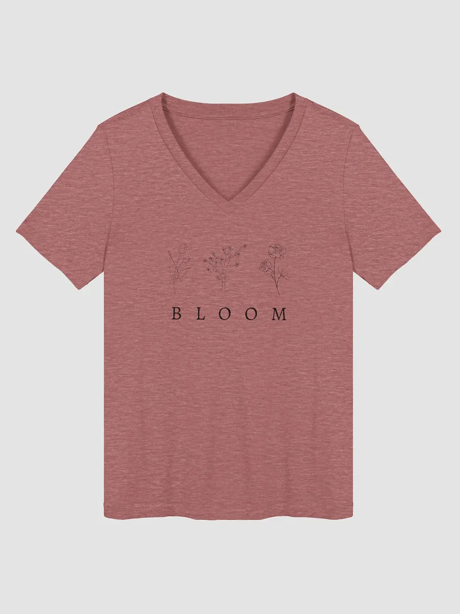 Bloom Elegance V-Neck Tee product image (2)
