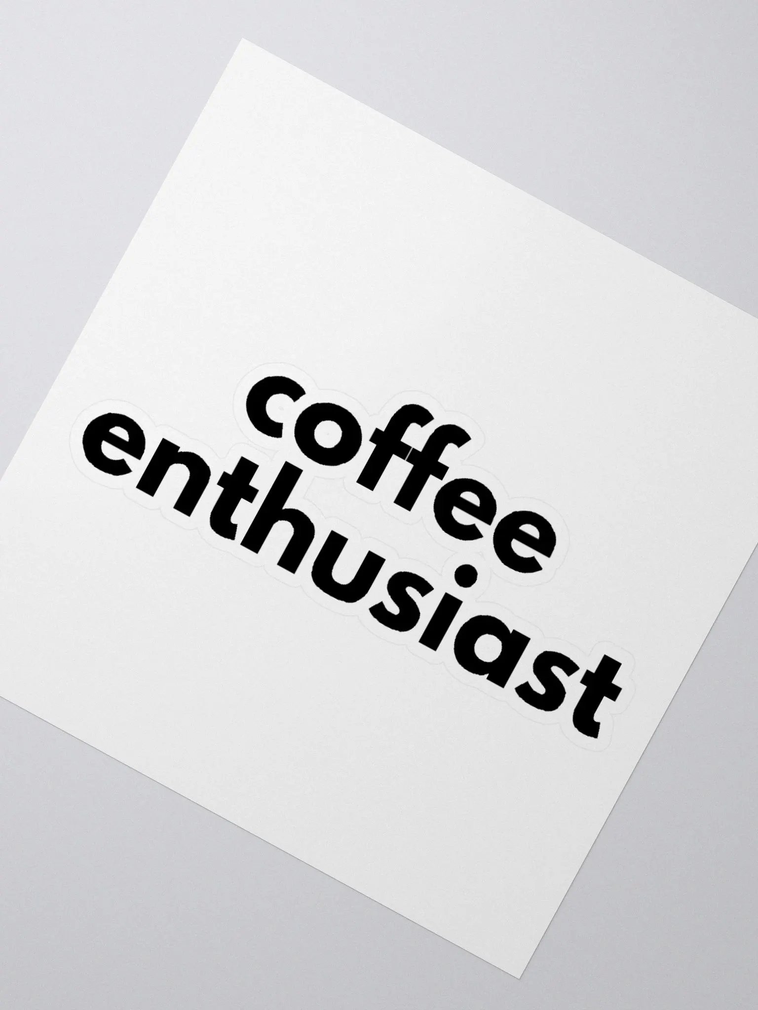 coffee enthusiast | sticker product image (2)