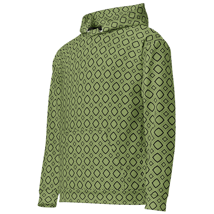 Bumble Delight Geometric Allover Print Hoodie for Men and Women product image (2)