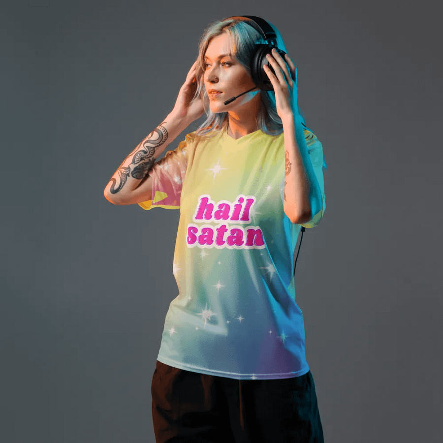 Hail Satan Jersey Shirt product image (2)