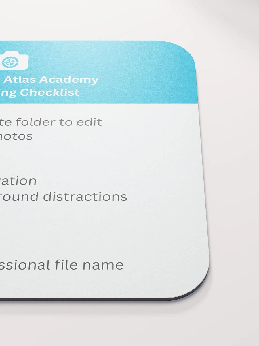 Basic Editing Checklist Mousepad product image (5)