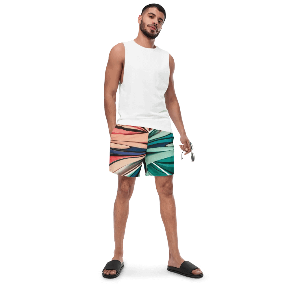 TDS Music Abstract Swim Trunks in Vibrant Colors (2XS-6XL) product image (7)