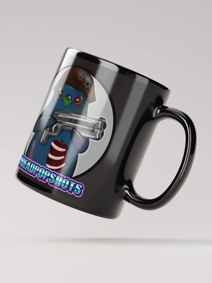 Cracked Helmet Penguin Mug Logo Color Gray product image (4)