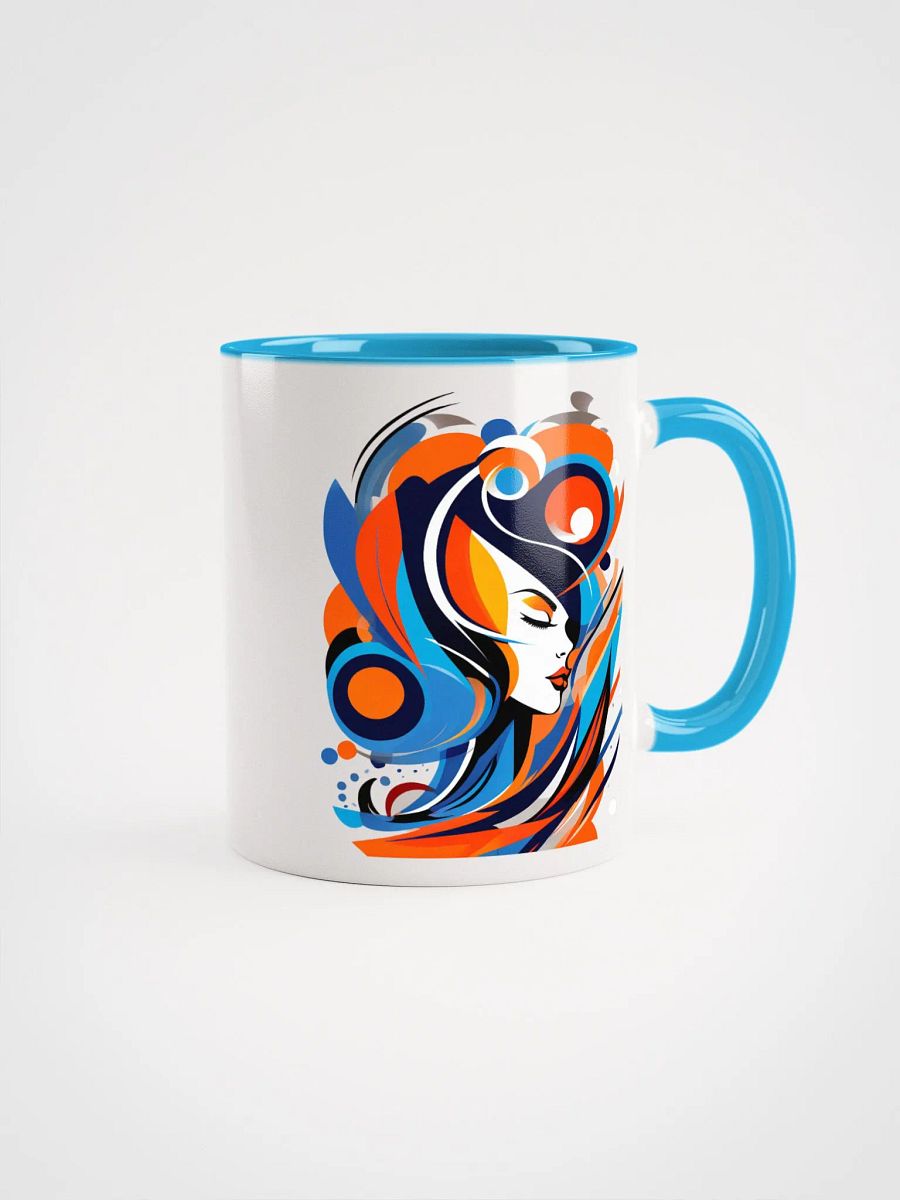 Passion - Abstract Art - Ceramic Mug with Color Inside product image (1)