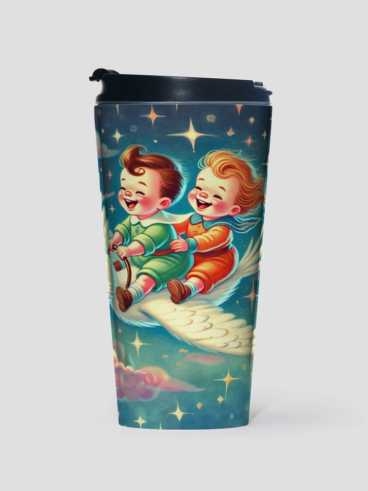 Riding through the Stars Stainless Steel Travel Mug product image (1)