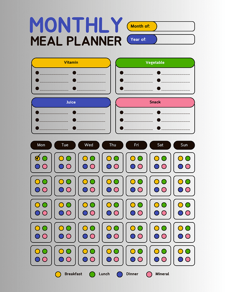 Monthly Healthy Diet Meal Plan product image (2)