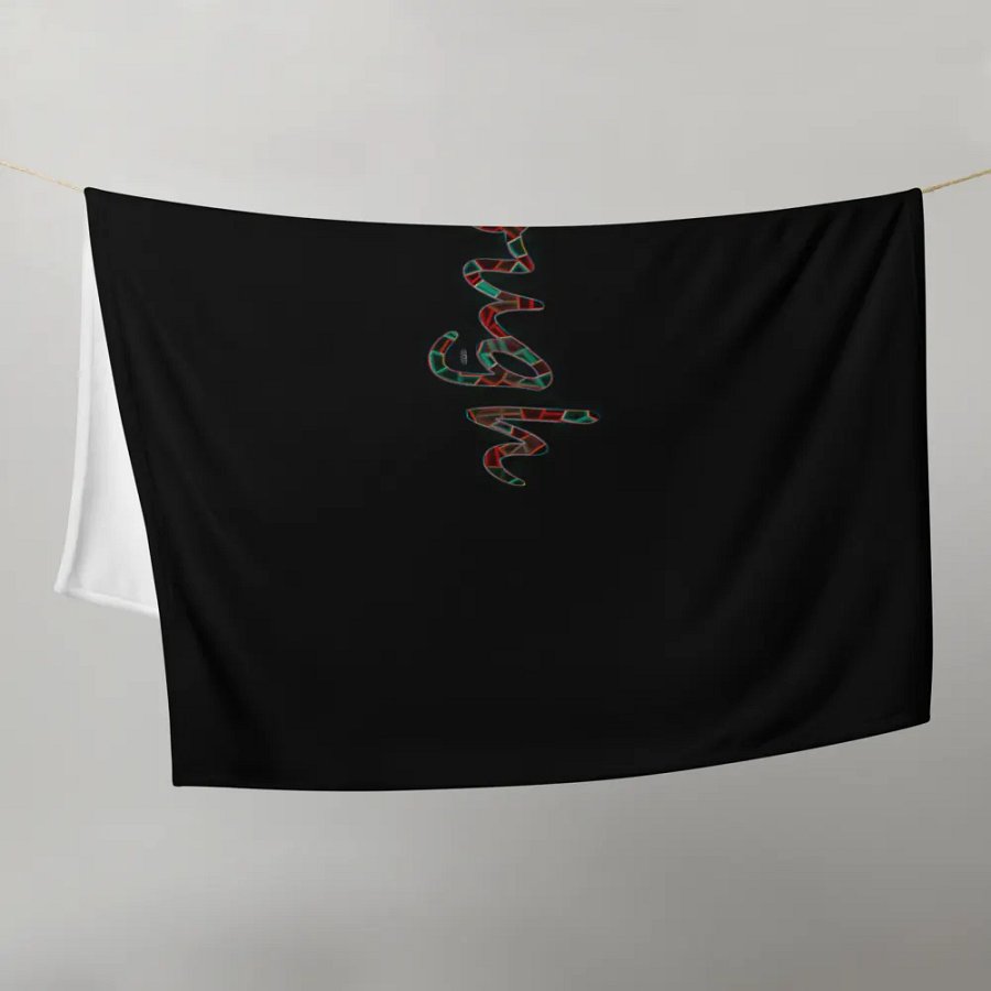 Tough - Black - Throw Blanket product image (9)
