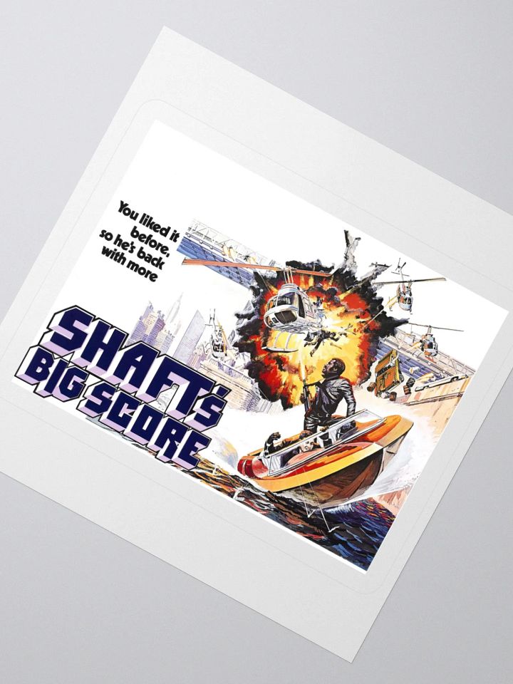 Shaft's Big Score | Kiss Cut Sticker product image (2)