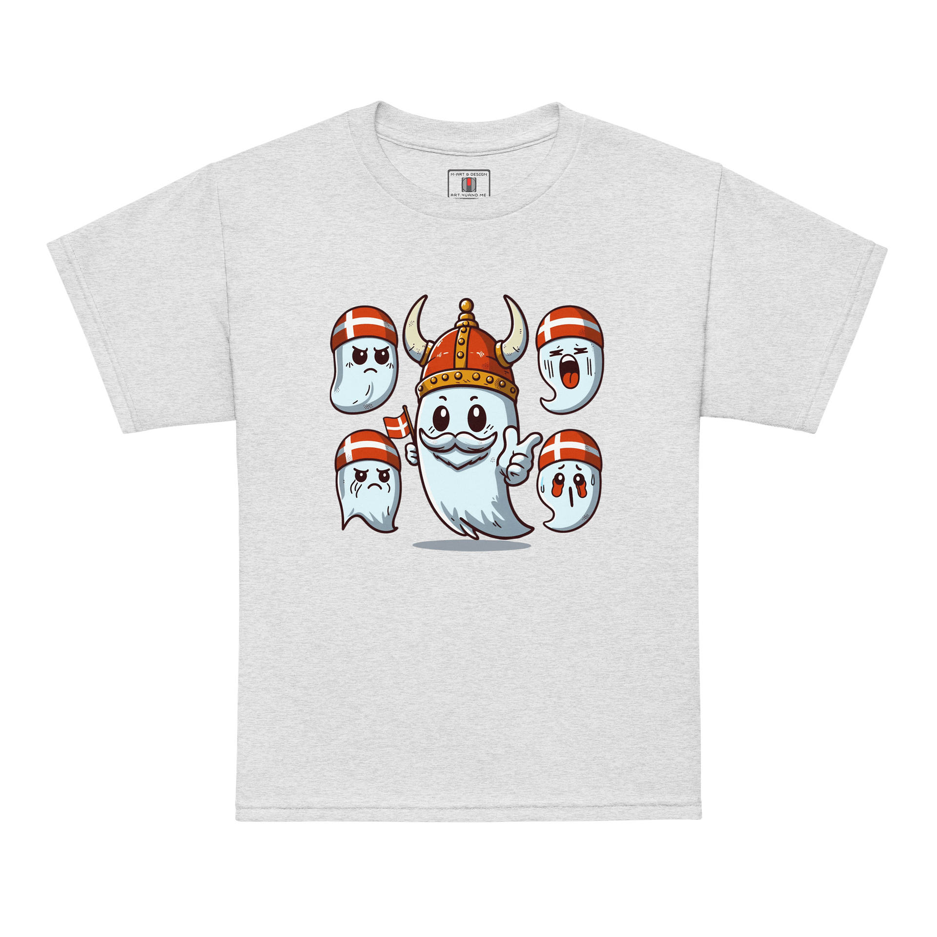 Danish Viking Ghosts Expressive Youth Tee product image (64)