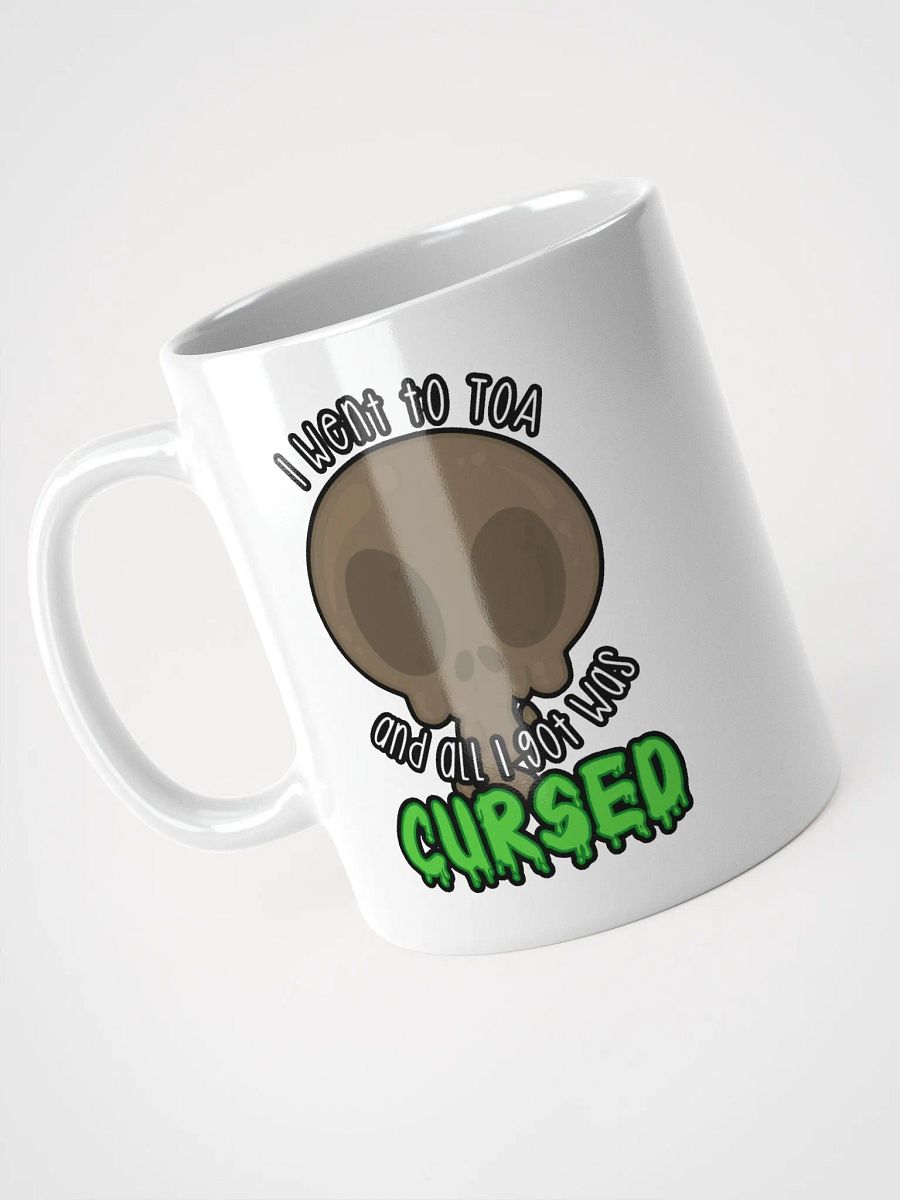 All I Got Was Cursed - Warrior - White Glossy Mug product image (3)