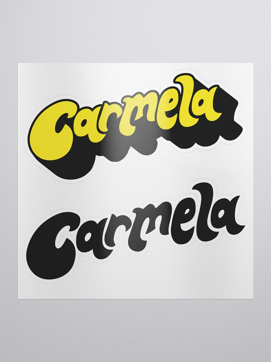 Carmela Logo Stickers product image (2)