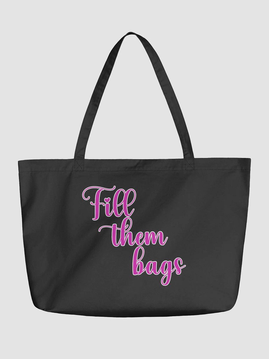 Chic Cursive Tote: Fill them bags product image (1)