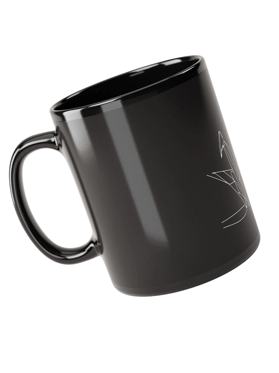 Stylish Origami Crane Line Art Design Elegance Mug product image (6)