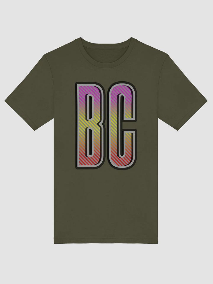 BC British Colombia Bold Gradient Block Letters T-Shirt product image (13)