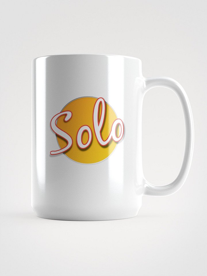 Solo Script White Glossy Mug product image (1)