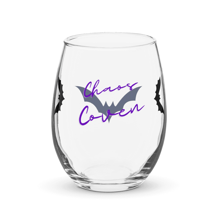 Chaos Coven Custom Stemless Wine Glass product image (1)