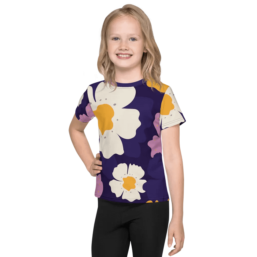 All-Over Print Kids Crew Neck T-Shirt product image (1)