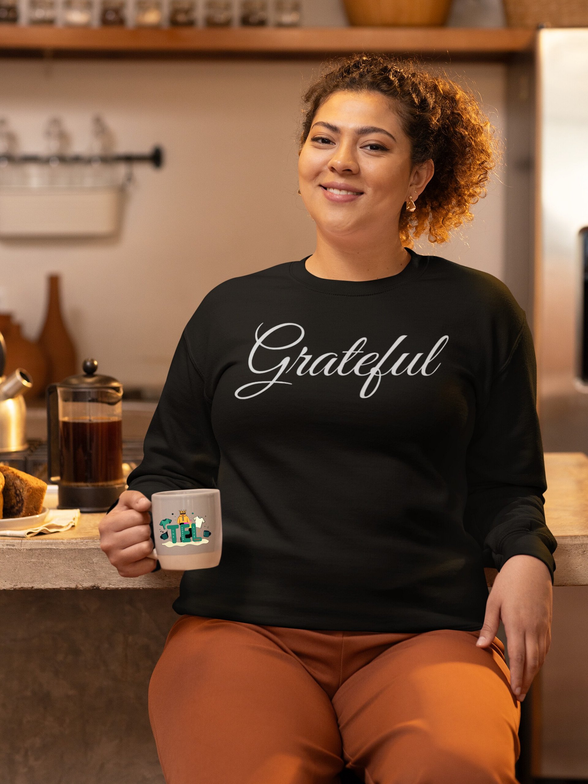 Grateful Unisex Raglan Sweatshirt product image (1)
