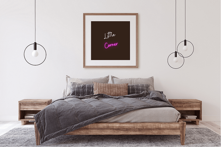 Little Corner Printable Wall Art, Home Office Wall Art, Study Room Wall Decor, Bedroom Wall Decor product image (2)
