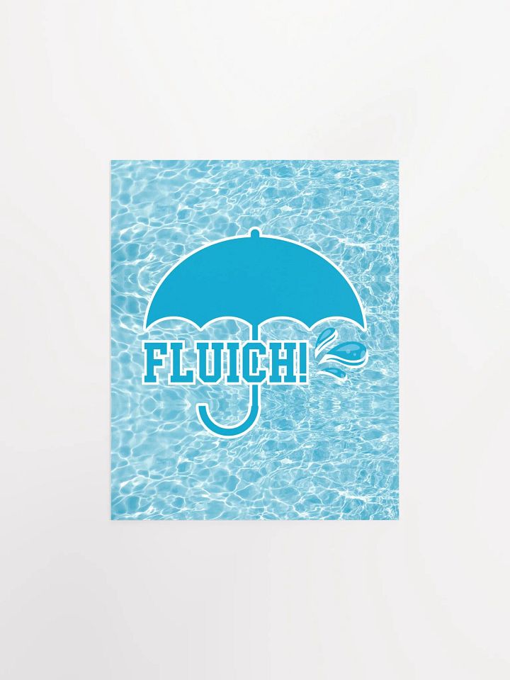 Fluich! | Premium Matte Poster Print in Irish / Gaeilge / Gaelic product image (1)