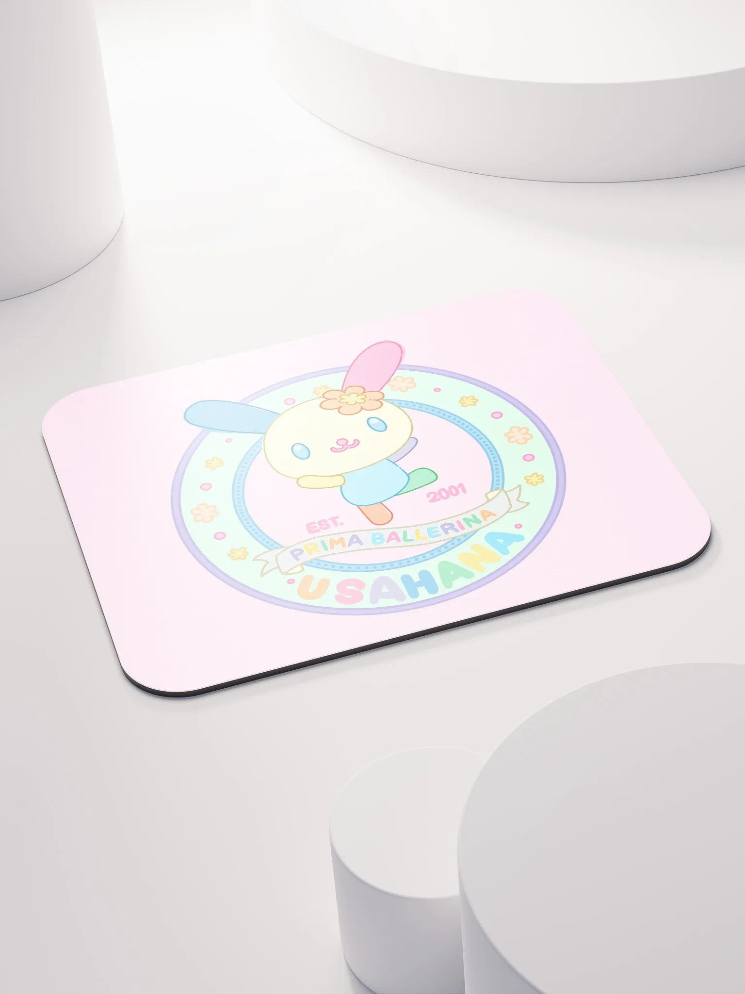 Rainbow Bunny Mouse Pad product image (4)