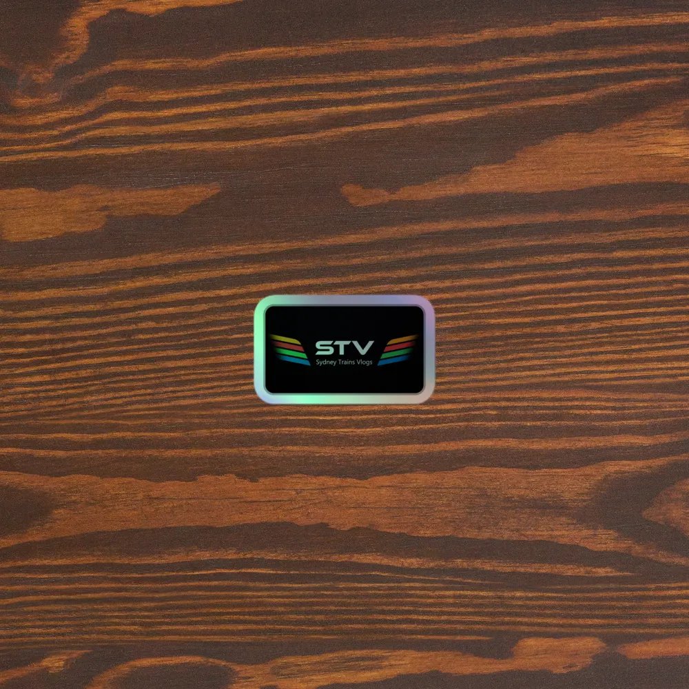 STV Grey Holographic Sticker Sheet product image (3)
