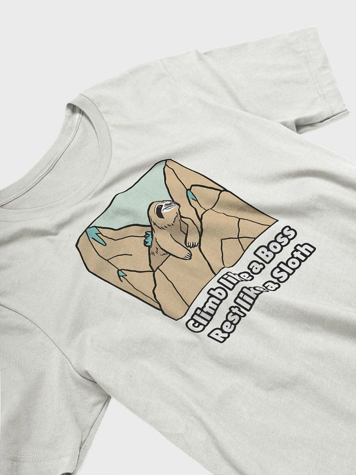 Climb Like a Boss Rest Like a Sloth - Climbing T-Shirt product image (2)
