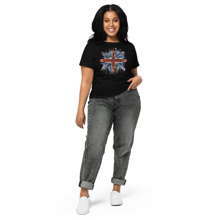 Womens Urban Graffiti Union Jack Short Tee product image (5)