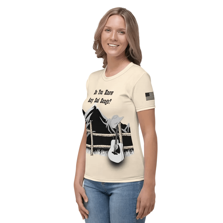 Women's Sad Songs Shirt (Tan) product image (3)