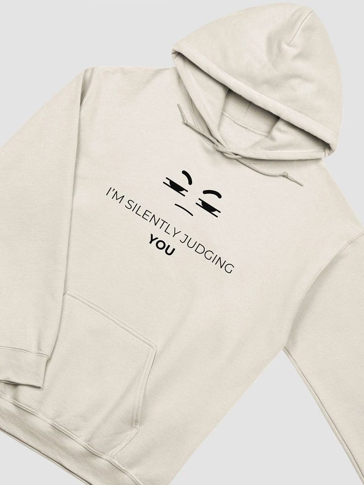 Silently Judging Hoodie – Minimalist Eye Design product image (26)