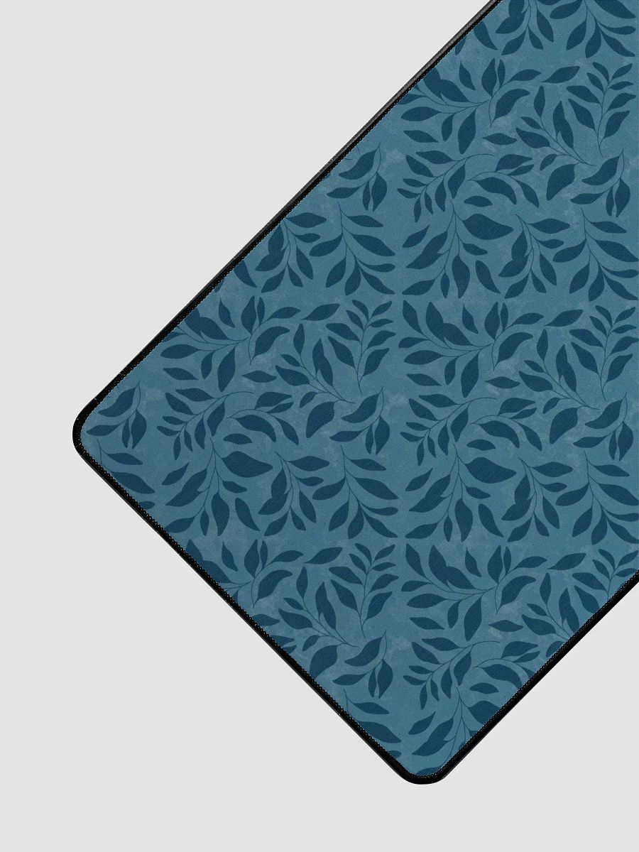 Midnight Foliage Blue Desk Mat product image (3)