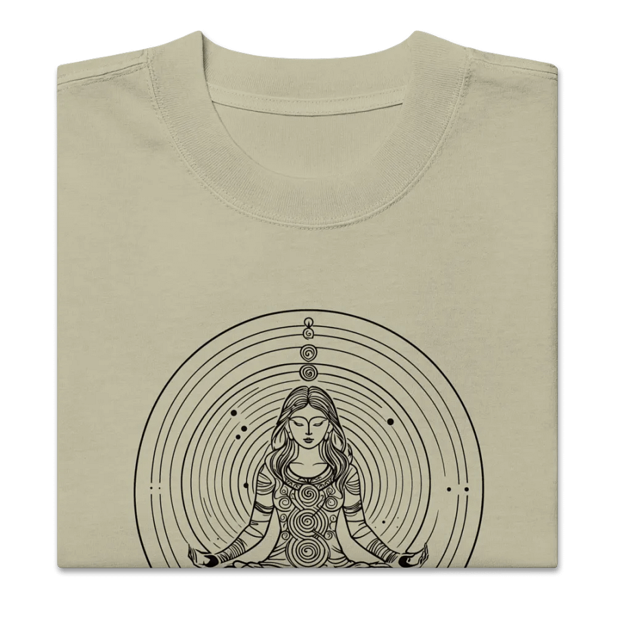 [Meditation 2 - Black] Oversized T-Shirt product image (16)