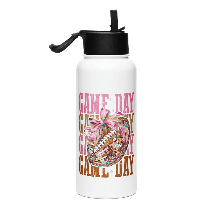 'Game Day' Stainless Steel Water Bottle (32 oz.) product image (2)