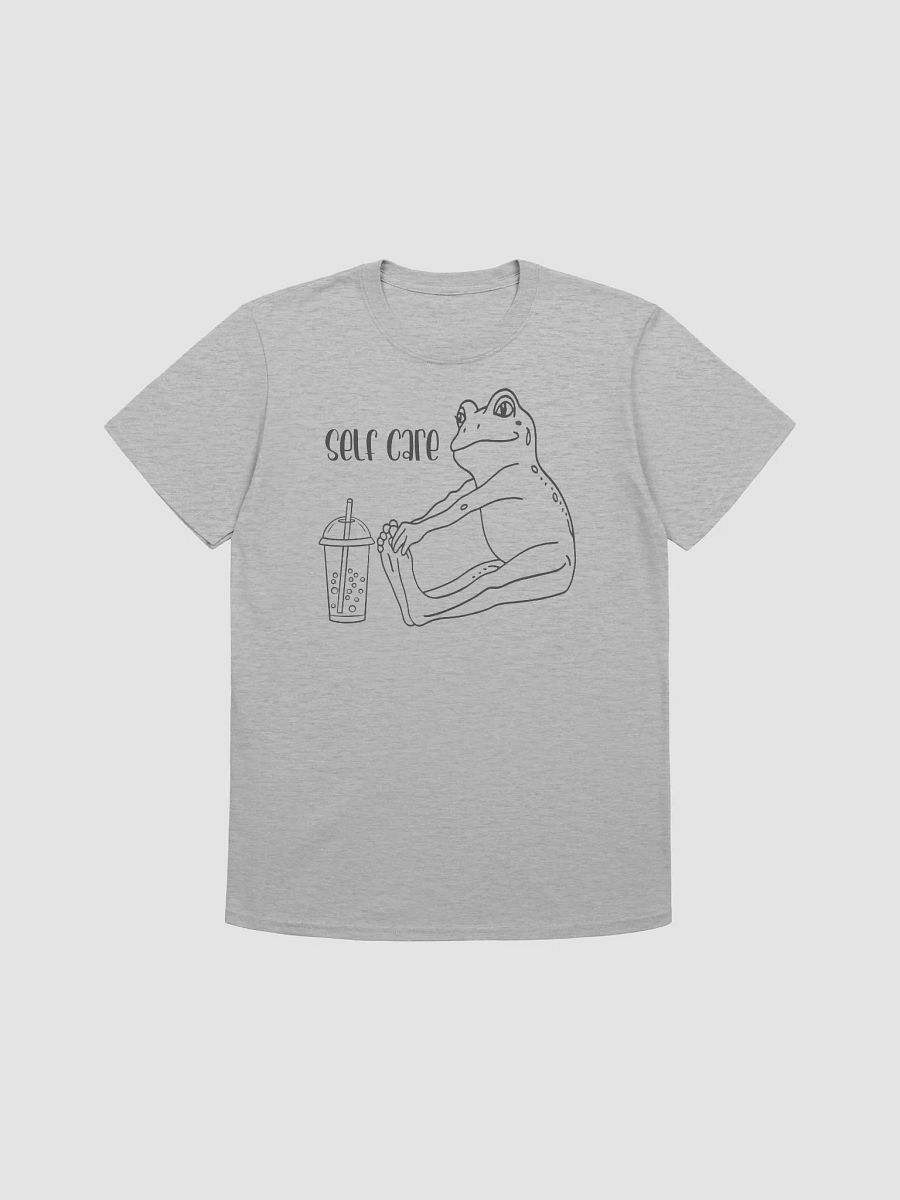 Stretching Frog - Boba Tea - Self Care - light colors product image (1)