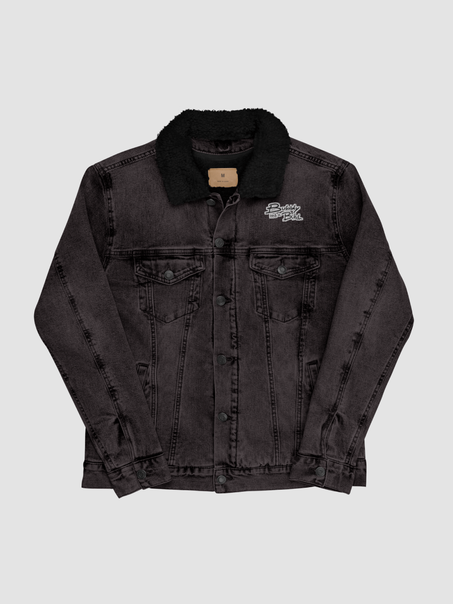 Bubbly and a B*tch Unisex Sherpa Denim Jacket product image (3)