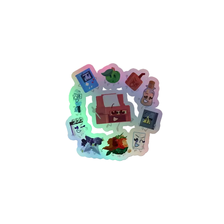 The Planet Hoppers Cast Sticker! w/ White limbs product image (1)