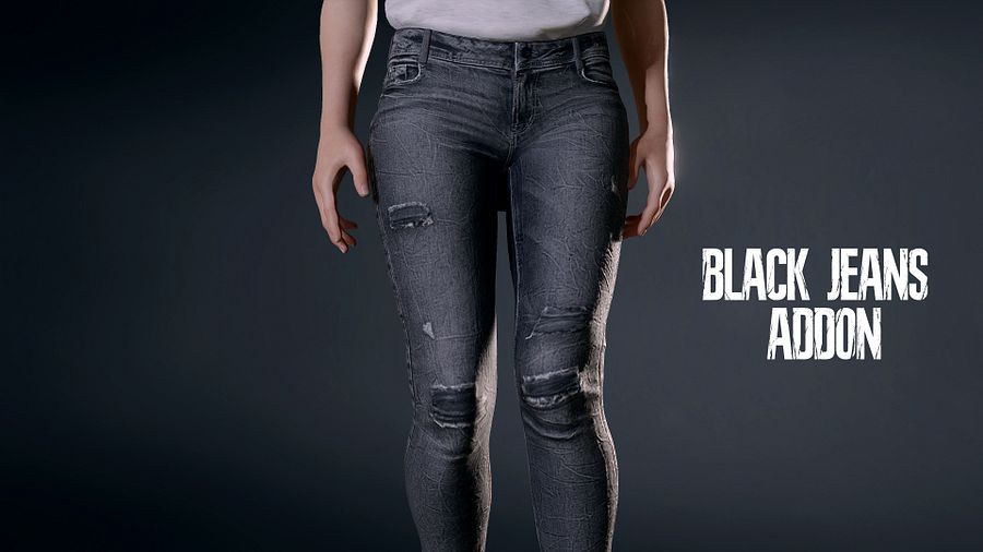 Resident Evil 2 Remake: SB Casual Jeans Mod product image (5)