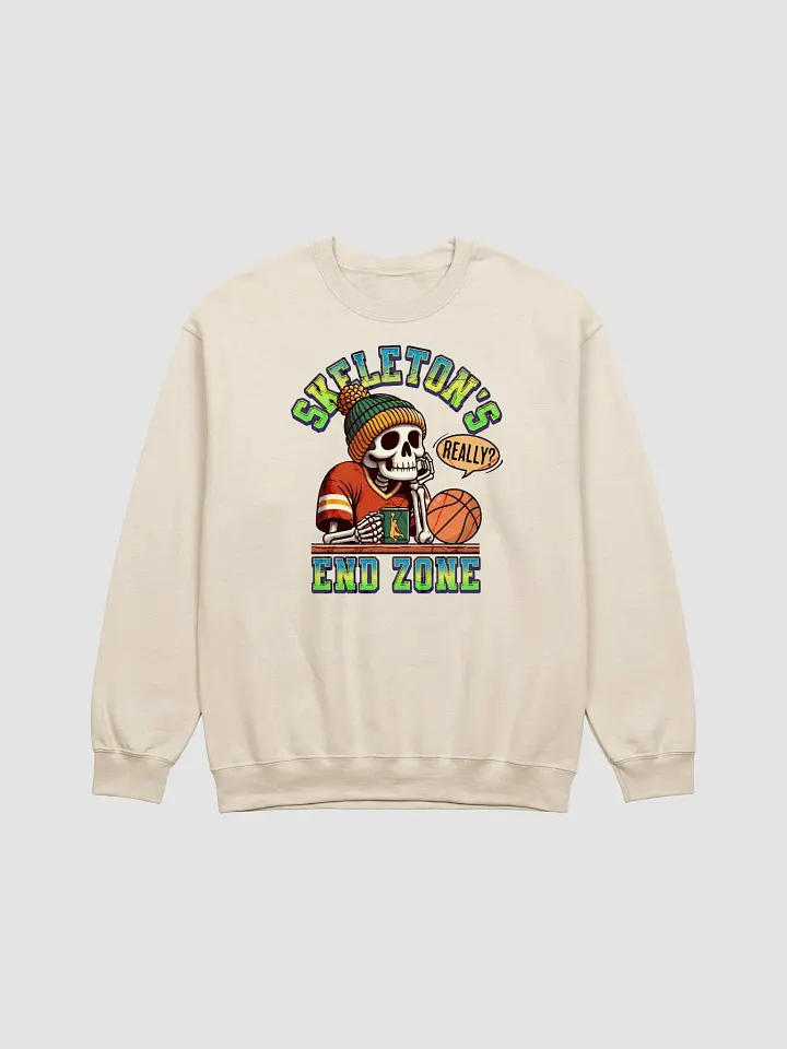 Skeletons End Zone Basketball Air-Spun Classic Crewneck Sweatshirt product image (19)