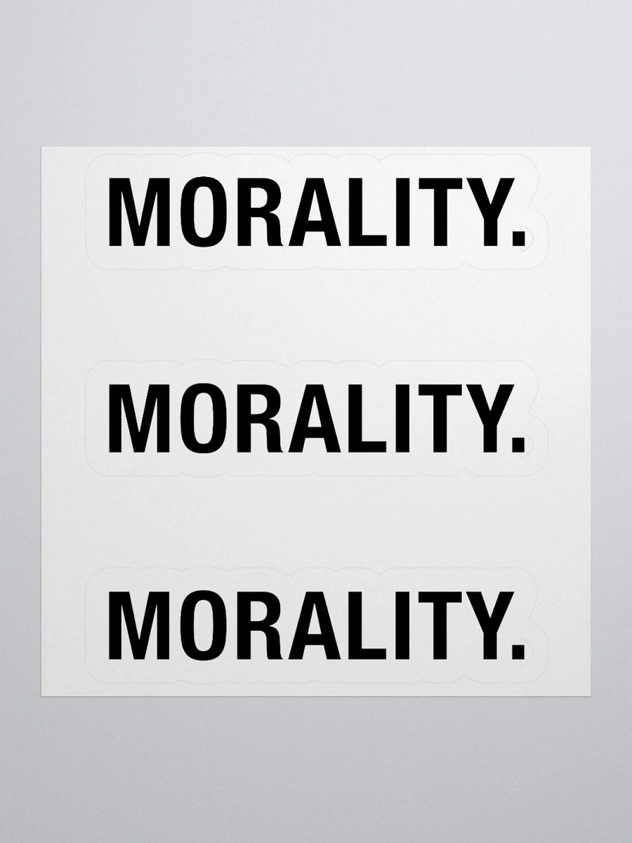 Morality Sticker product image (2)