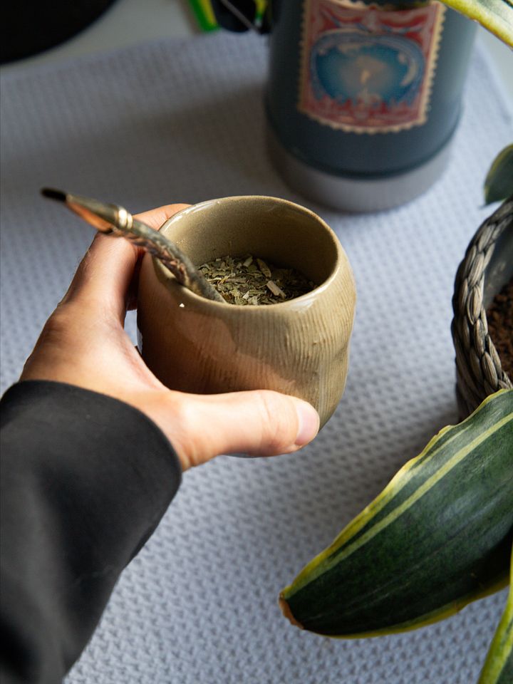 LATTE handmade ceramic Mate / Coffee cup product image (2)