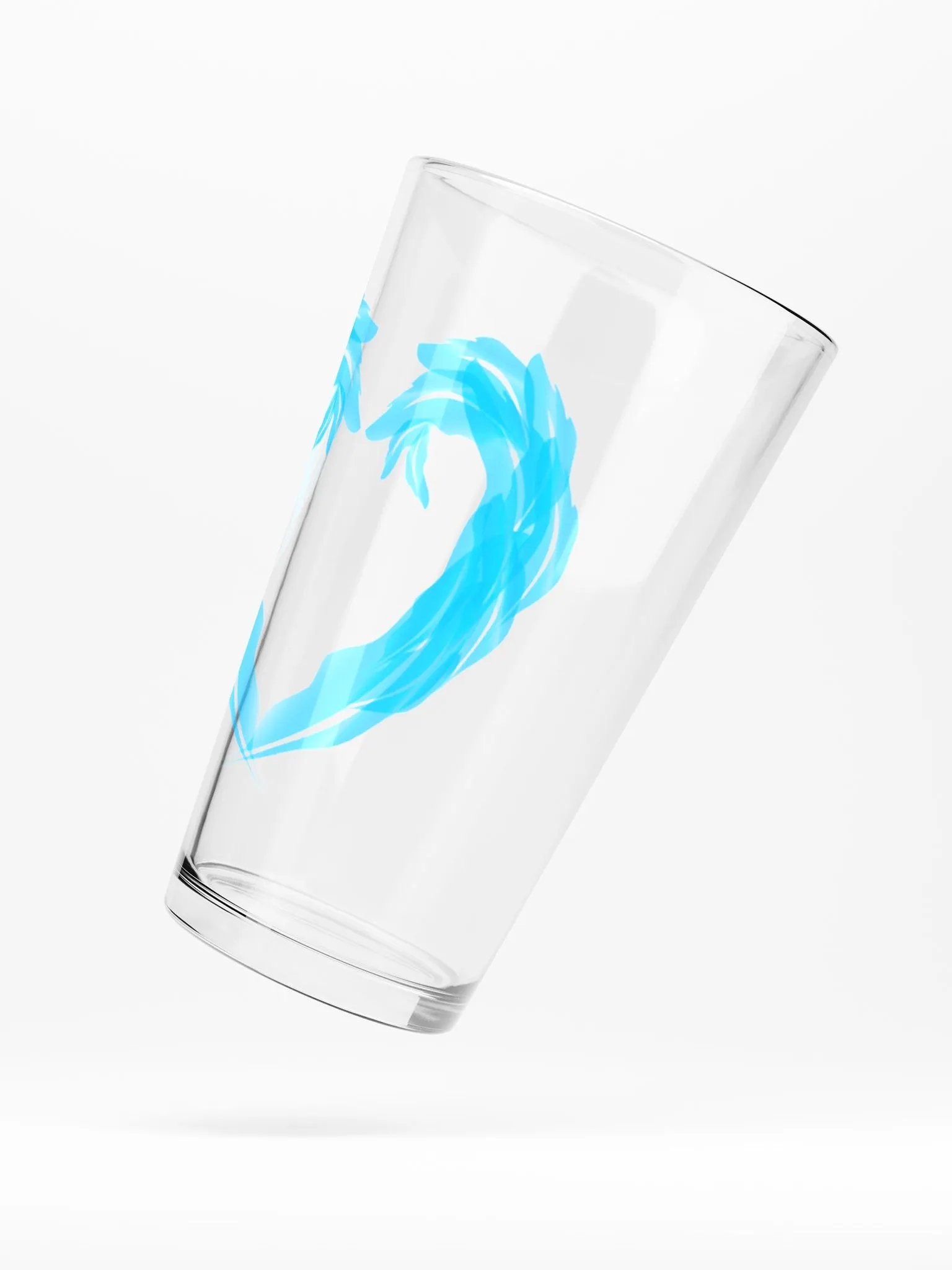 Sarenadia Feather Heart Glass product image (5)