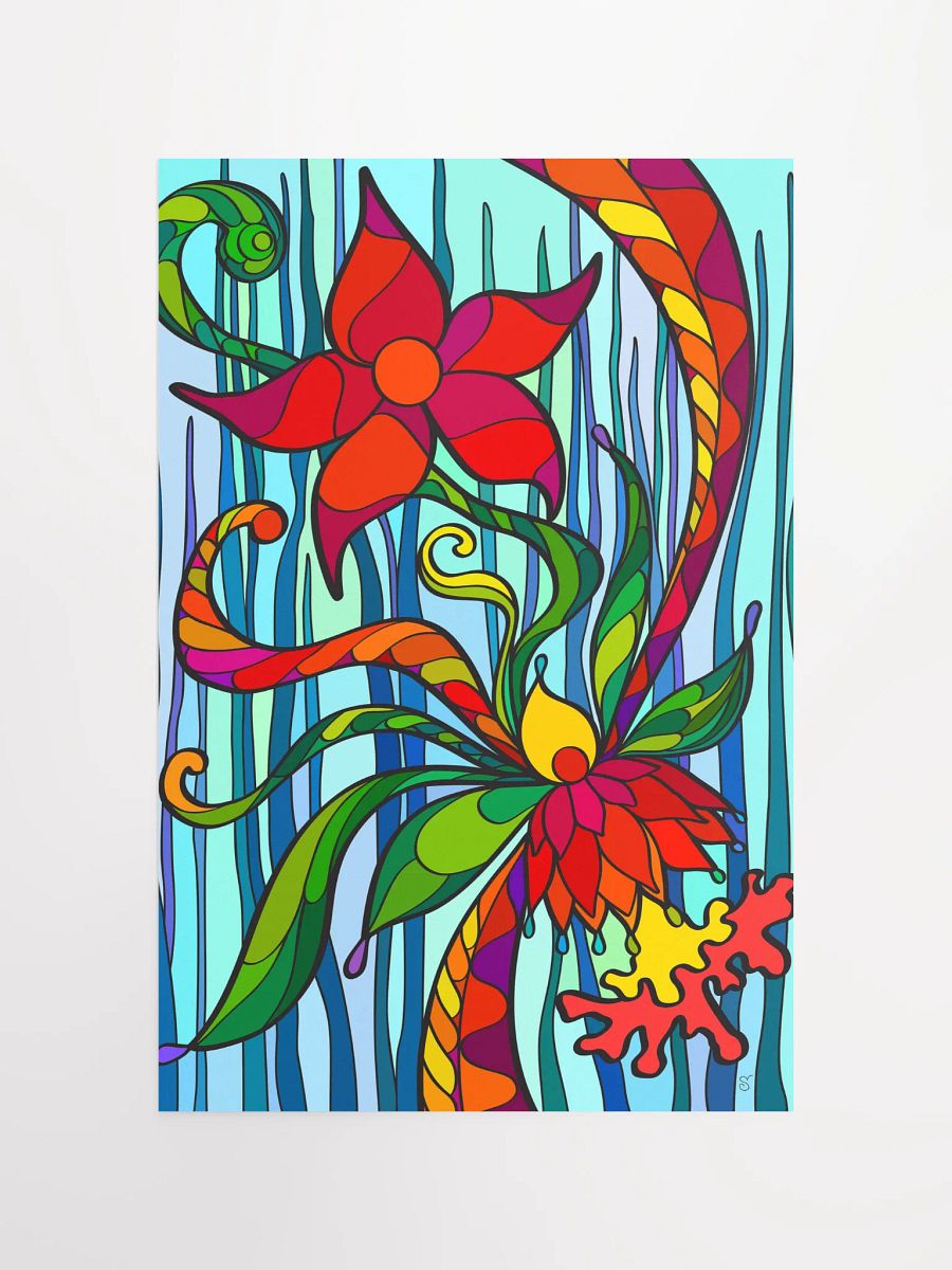 Vibrant Matte Poster Prints - Deep Ocean Starfish product image (4)