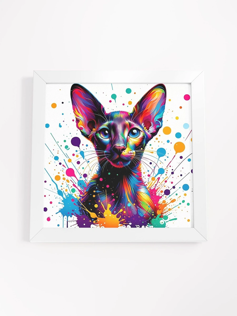 Framed High-Quality Matte Poster (in): Oriental Shorthair product image (44)