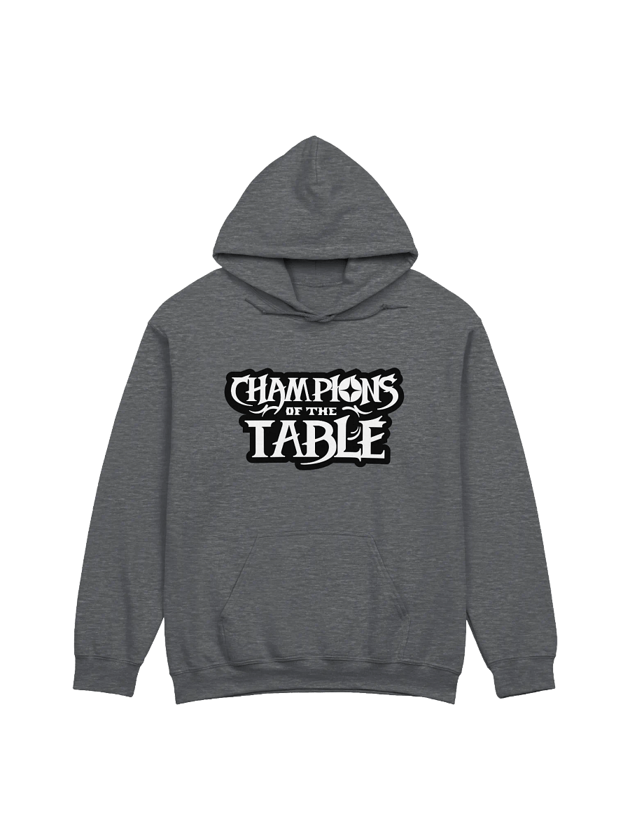 Champions of The Table - Full Logo Hoodie (Black & White) product image (1)