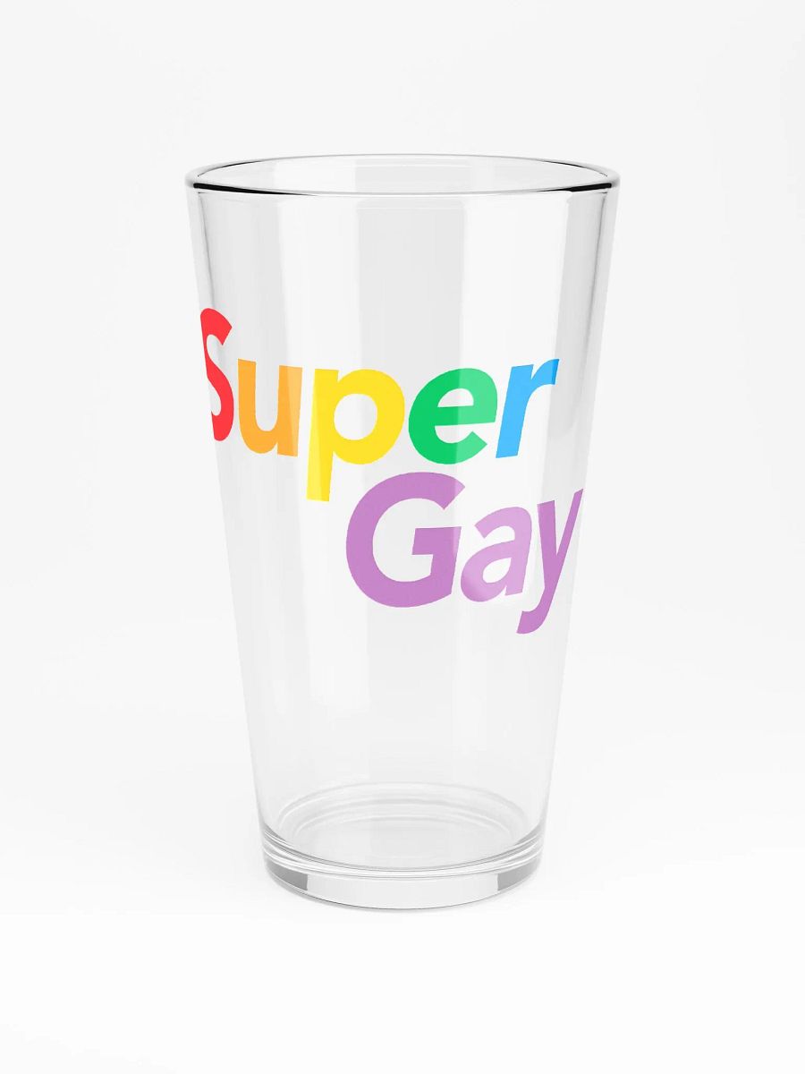 Super Gay Pint Glass 2 product image (3)