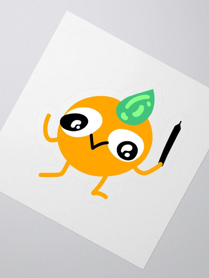 Oranges wuvs art sticker product image (6)