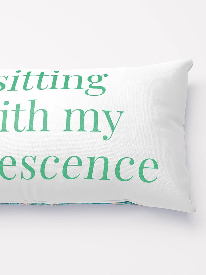 Sitting with my Senescence Pillow product image (2)