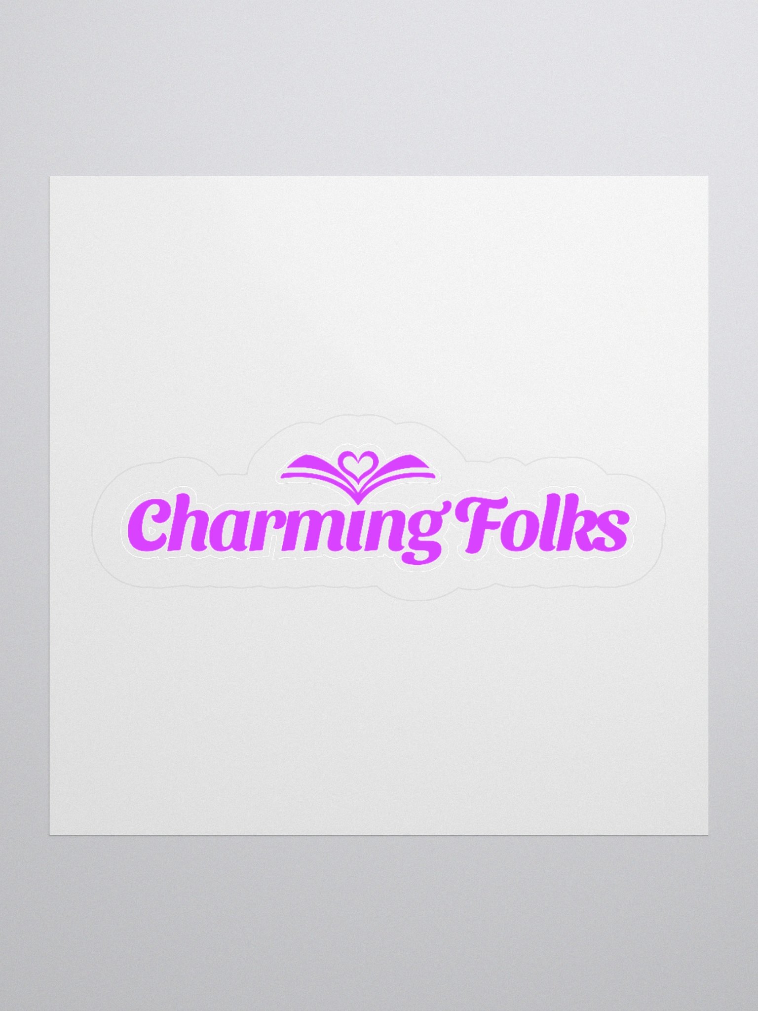 Charming Folks Logo Sticker product image (4)