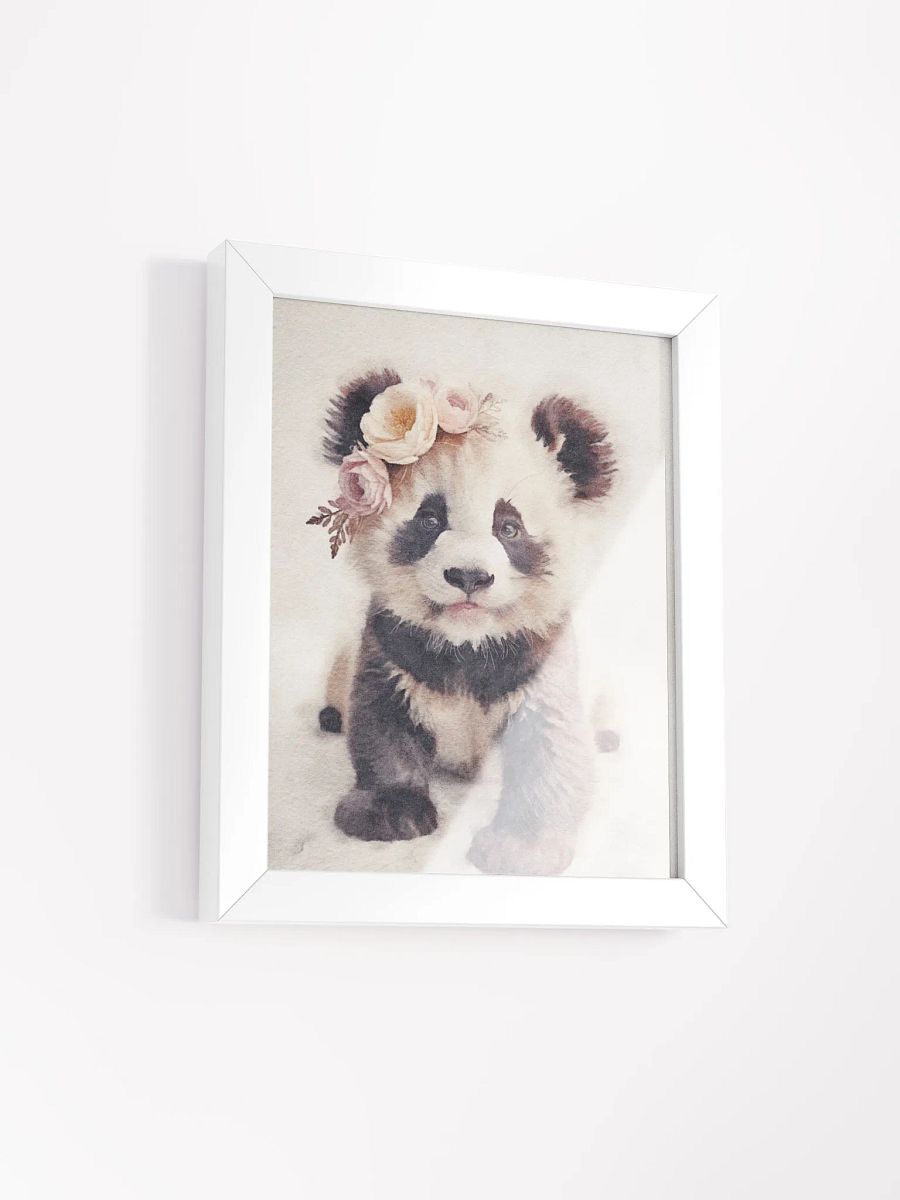 Panda Cub Flower Crown Print product image (38)